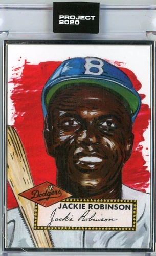 TOPPS PROJECT 2020 - JACKIE ROBINSON - BLAKE JAMIESON AP 04/20 Silver Frame #42