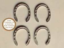HORSING AROUND Large Traditional 1:8/Small One Sixth 1:6 Model Scale HORSE SHOES