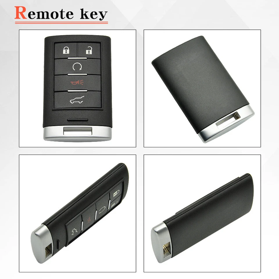 🔥 Replacement For Cadillac 2010-2015 SRX 2013-2014 ATS XTS Remote Key Fob Entry - Image 4 of 4
