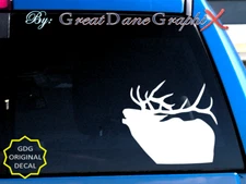 Elk Hunting -Vinyl Decal Sticker -Color Choice -HIGH QUALITY