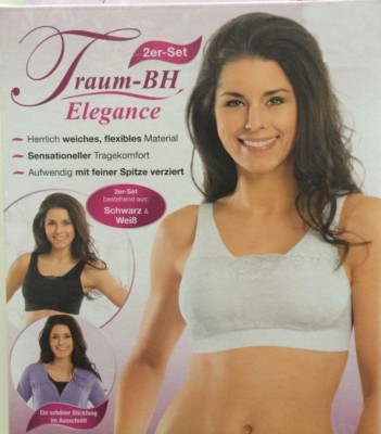 Traum-BH Elegance Figur Body 2erSet M L XL schwarz weiß Spitze Shapewear Bustier