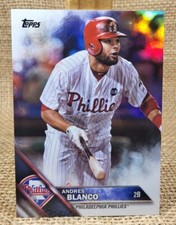 2016 Topps Series 2 Andres Blanco Rainbow Foil Baseball Card #383 Phillies A8