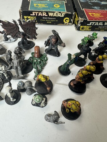 Rpg Miniatures Lot 80s-90s Ral Partha Grenadier D&d Star Wars Metal Pewter - Picture 5 of 11