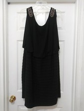 Dressbarn Collection Black Dress Size 20