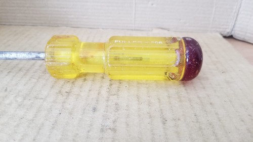 Vintage Fuller-306 Chrome Vanadium Flat/Slotted Red Top Screwdriver, VGC - Picture 10 of 21