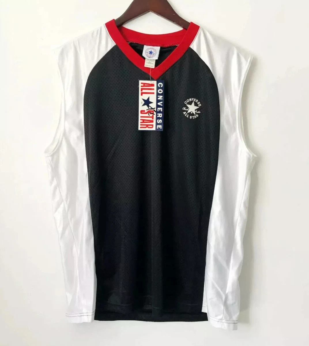 vintage converse all star jersey tank top shirt bulls mens size XL rodman NWT