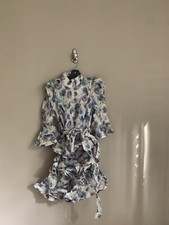 NWT Authentic Zimmermann Tama Tiered Belted Minidress size AU 3