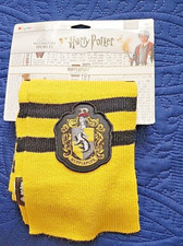 New Harry Potter Officially Licensed Adult /Child 60" Hufflepuff Scarf Disguise