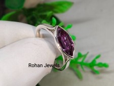 Alexandrite Ring 925 Sterling Silver Lab Created Handmade Women's Ring