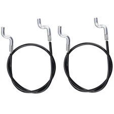 2Pcs Front Drive Clutch Cable Fit For Dual Stage Snow Thrower 1501123MA 1501123