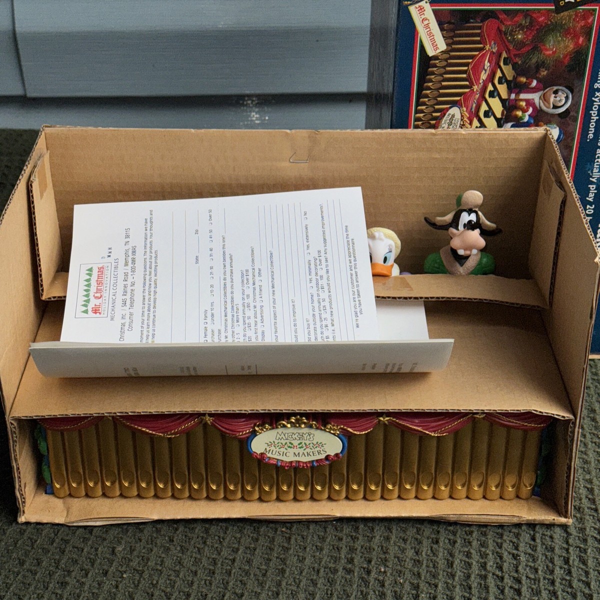 廃盤】ミスタークリスマス 「Concertina」 オルゴール 建てる 5ベル 廃盤】ミスタークリスマス 「Concertina」 オルゴール 建てる 5ベル