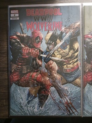 DEADPOOL & WOLVERINE: WWIII #2  TYLER KIRKHAM EXCLUSIVE TRADE / VIRGIN SET