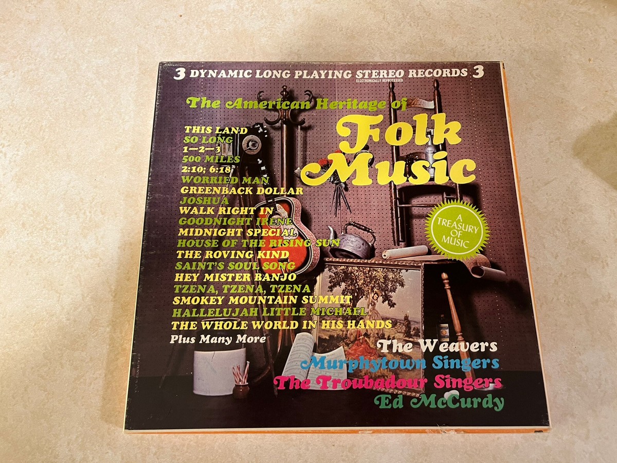 クラシック AMERICANFOLKMUSIC The American Heritage of Folk Music 3 LP Box Set Coronet CXS 265