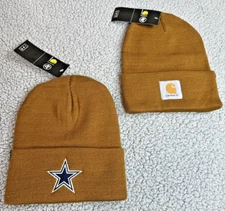 Carhartt Dallas Cowboys Beanie Hat Cap Brown '47 Adult NEW Winter RARE Exclusive