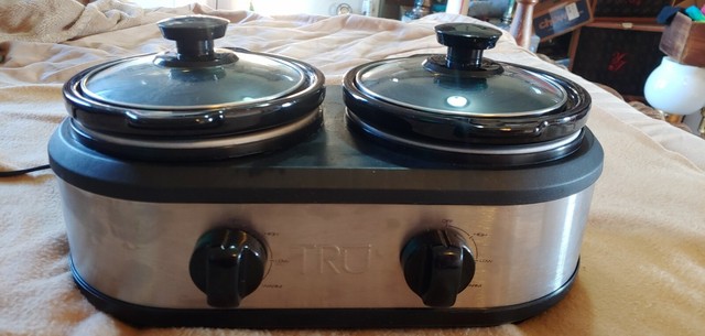 Kitchen Selectives Dual Crock Buffet Slow Cooker Two X 1 1 4 Quart