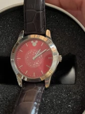 Mickey Mouse Disney Watch Celebrate 75 Years Of Fun Seiko SII Red Face Stars