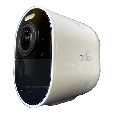 Arlo Ultra 2 Add-on Wireless 4K Security Camera with Color Night Vision White