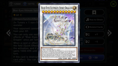 YuGiOh Master Duel - BLUE EYES WHITE DRAGON Deck (Customizable)