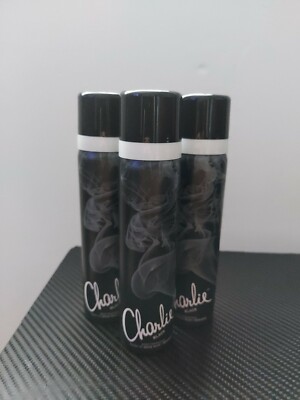 Revlon charlie Body spray Black 75ml (5000386296429)