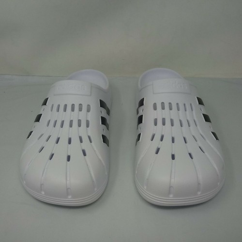 adilette clogs white
