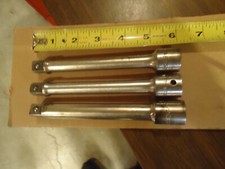 3 x Vintage Craftsman 1/2" Drive 6" Extension V SERIES Made in USA N