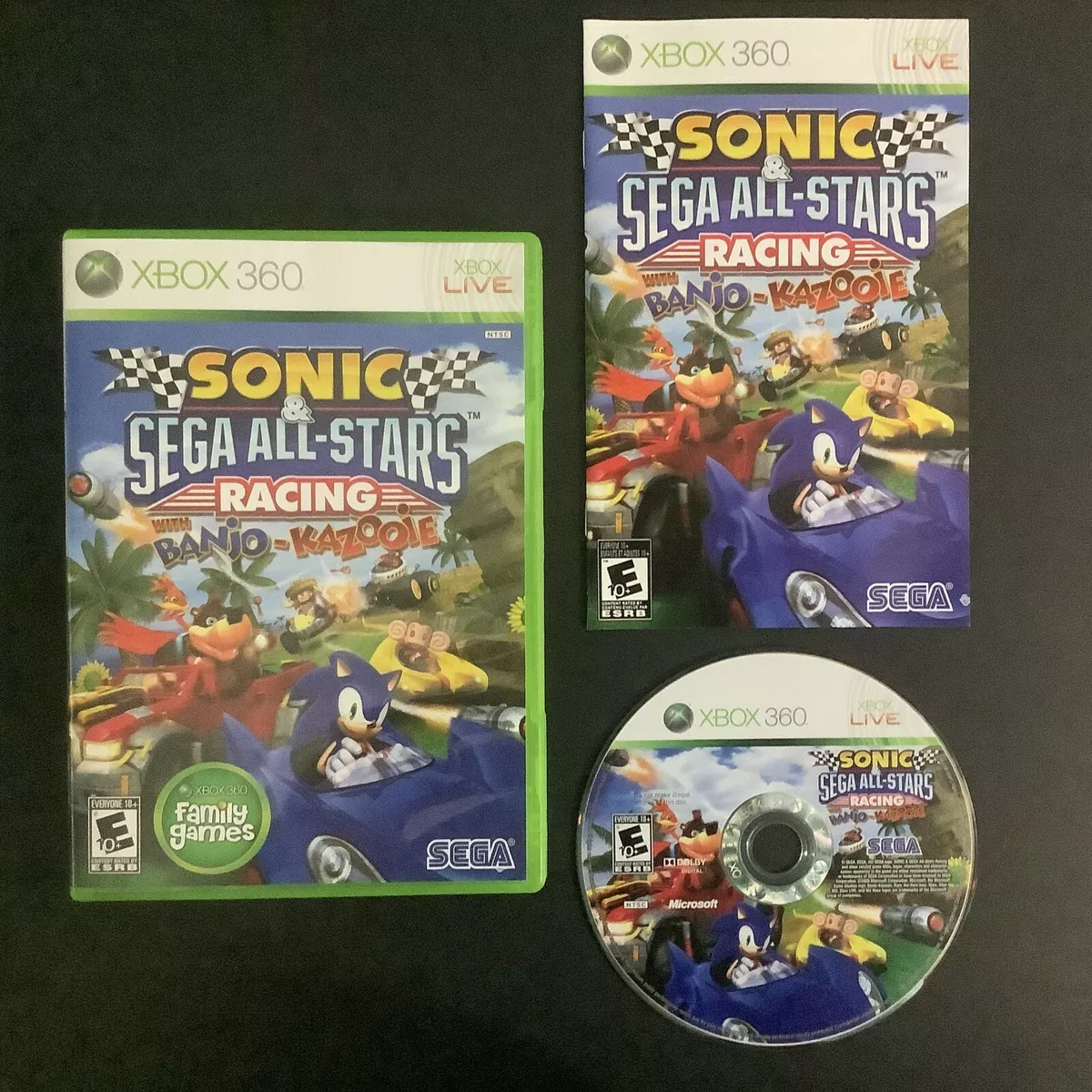  Sonic & SEGA All-Stars Racing - Xbox 360 : Sega of