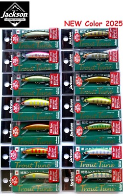 Jackson TROUT TUNE HW Tipe ,Angeln,Japan Wobbler,Köder,Forelle,Barsch,Raubfische