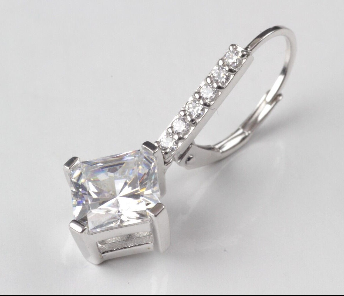 ATTRACTIVE STERLING SILVER DANGLE/DROP EARRINGS W… - image 3