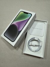 Apple iPhone 14 128 GB Midnight - Empty Box ONLY Includes Genuine OEM Cable