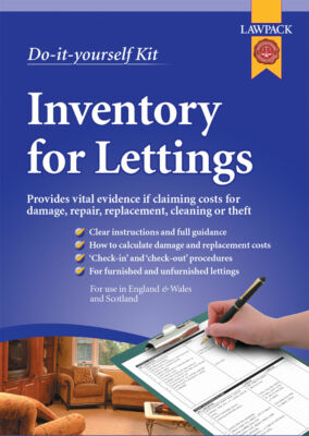 Inventory for Lettings - Superior Kit by Lawpack