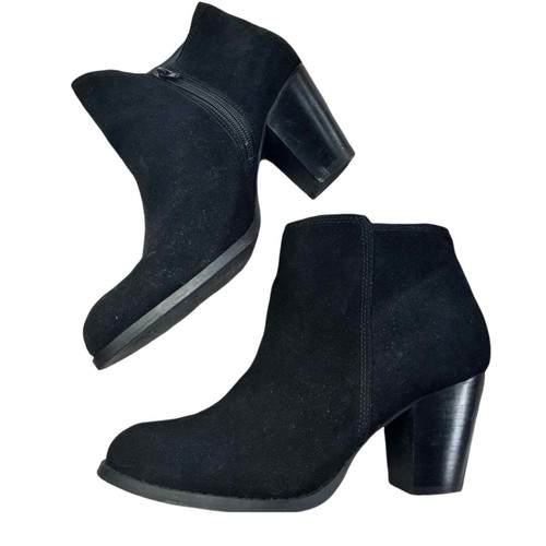 seychelles black suede booties