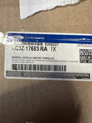 Genuine Ford LEFT Mirror Assembly Rear View  LC3Z-17683-RA 2017-22 SUPER DUTY