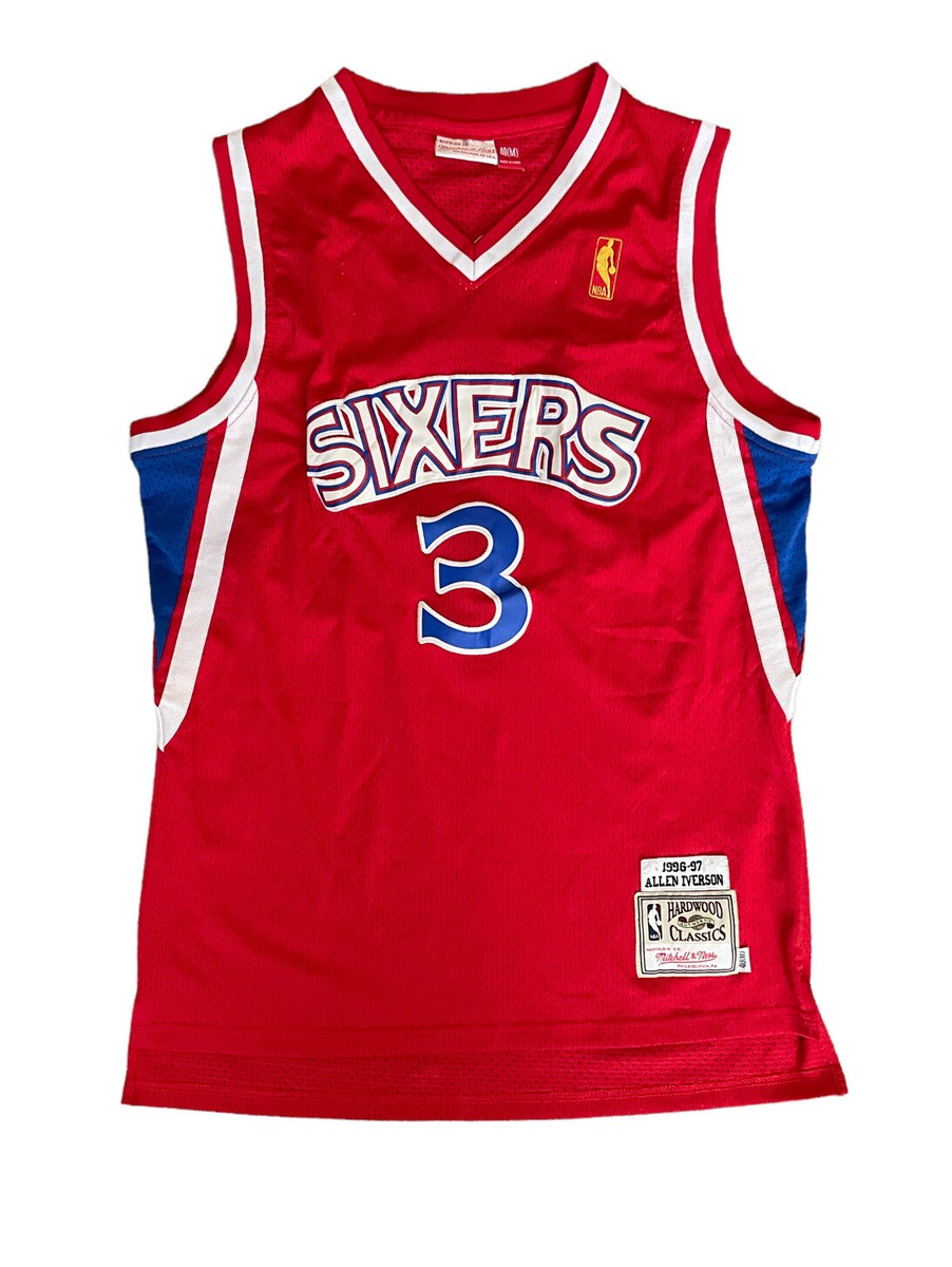 Mitchell & Ness Philadelphia 76ers Allen Iverson Red Rookie Jersey