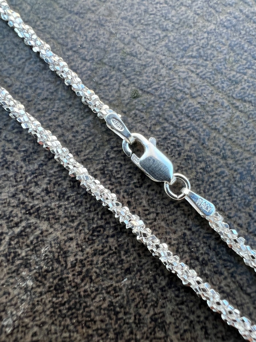 アクセサリー Glitter s925 Diamond cut rope chain 3mm Glitter s925 Diamond cut rope chain 3mm