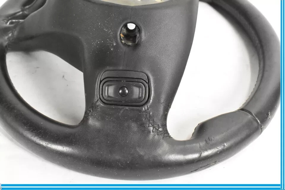 14-17 Maserati Ghibli Steering Wheel Black Leather OEM