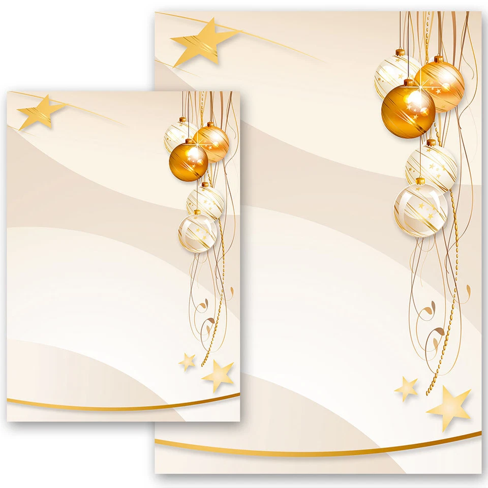 PAPER-MEDIA Motiv-Briefpapier FROHE FESTTAGE