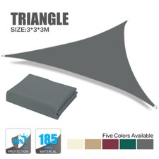 Image of WATERPROOF HEAVY DUTY SUN SHADE SAIL GARDEN PATIO AWNING CANOPY 98% UV BLOCK UK