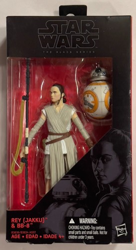 Star Wars The Black Series #02 REY (JAKKU) & BB-8 Action Figure NIB