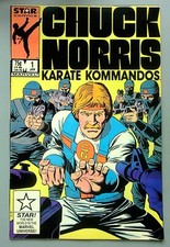 Chuck Norris Karate Kommandos #1 ~ MARVEL / STAR 1987 ~ Steve Ditko FN/VF