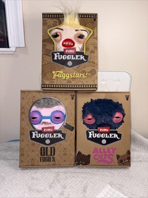 Zuru Fuggler Mix Lot of 3 Fuggstars Old Fogies Alley Cats Funny Ugly Monster Toy