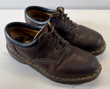 VTG Dr Martens Oxford Shoes 8053 Crazy Horse Leather Made in England UK 7 / US 8