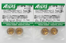 Kyosho Mini-Z RWD Aluminum Wheels Gold Mesh OP8-129 OP8-127 Narrow Wide New