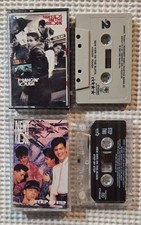 NEW KIDS ON THE BLOCK Step By Step Hangin' Tough COLUMBIA Cassettes Boy Band EX