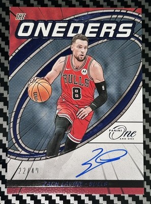 2023-24 Panini One & One Oneders Signatures  Zach Lavine /49 Bulls  