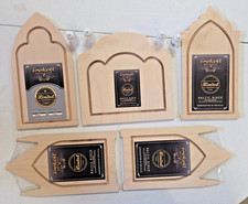 Lot of FIVE New TREKELL BALTIC BIRCH Raw Finished FLOATERS art supplies E2