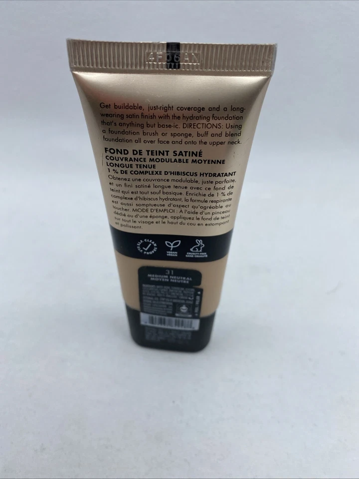 E.L.F. Soft Glam Foundation, Medium Coverage, Long-Lasting & Buildable... - Image 3 of 4