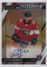 2024 O-Pee-Chee Platinum 2023-24 Update Rookie Sunset Justin Sourdif Auto 0il7