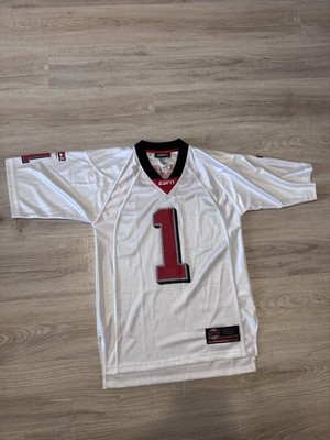ESPN Jersey Mens Large White Number 1 Mesh Football Zone Sports Y2K Fan TV
