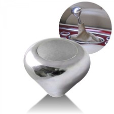 Polished Aluminum Nostalgic Custom Shift Knob -adjustable Push Button -automatic