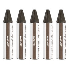 Bâton de remplissage bois 5 pcs, marqueurs cire retouche walnut